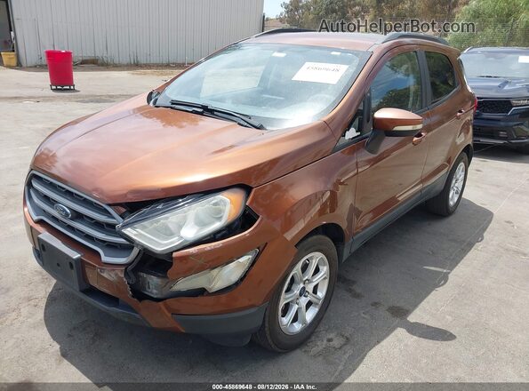 MAJ3S2GE4KC279870 2019 FORD ECOSPORT Оранжевый Передняя левая четверть