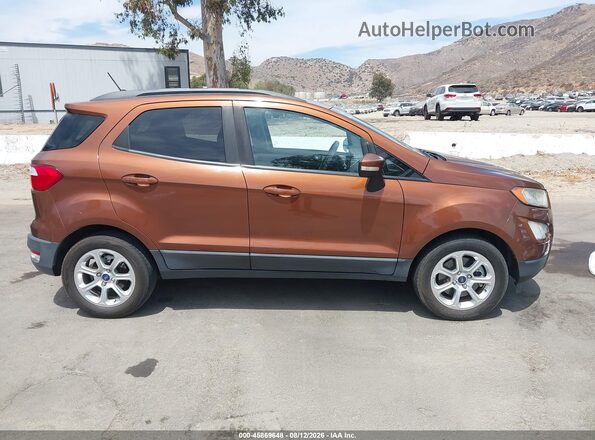 MAJ3S2GE4KC279870 2019 FORD ECOSPORT Оранжевый Вид задней части салона