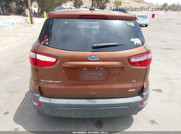 MAJ3S2GE4KC279870 2019 FORD ECOSPORT Оранжевый 
