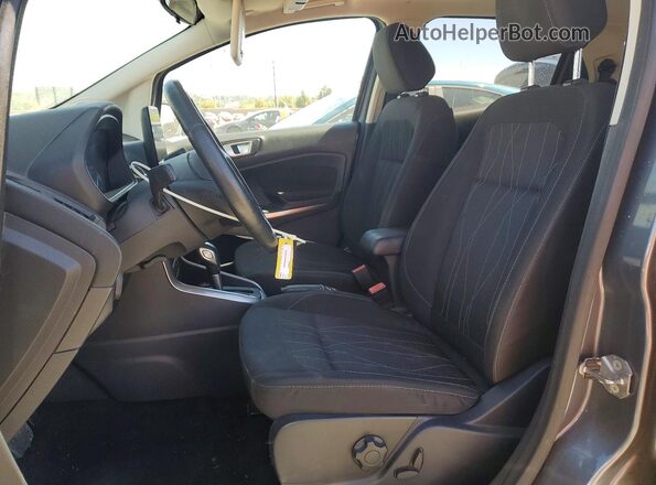 MAJ3S2GE5KC252922 2019 FORD ECOSPORT Gray წინა სალონის ხედი