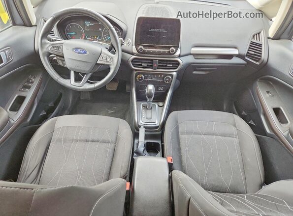 MAJ3S2GE5KC261474 2019 FORD ECOSPORT Gray Vista del salpicadero