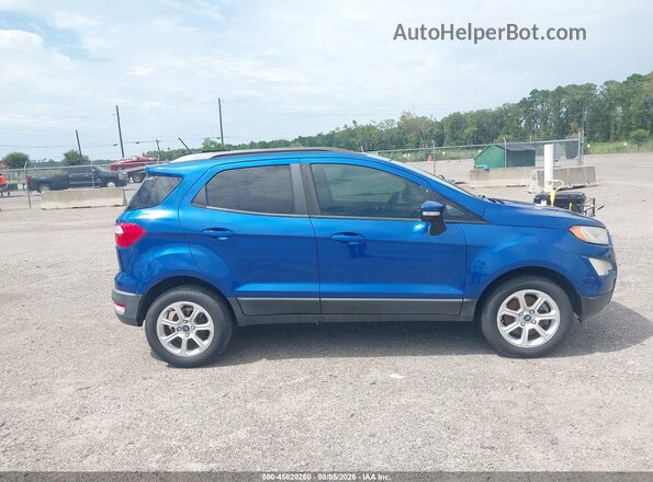 MAJ3S2GE5KC263631 2019 FORD ECOSPORT Синий Вид задней части салона
