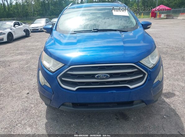 MAJ3S2GE5KC263631 2019 FORD ECOSPORT Синий Вид щитка приборов