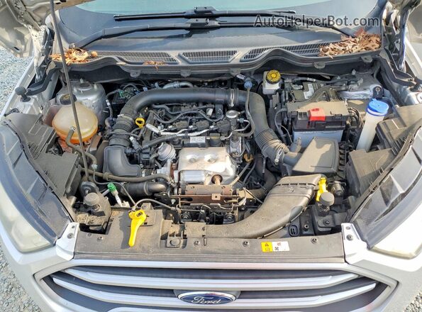 MAJ3S2GE5KC274841 2019 FORD ECOSPORT Gray Engine compartment view