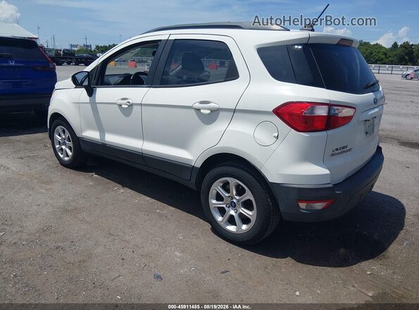 MAJ3S2GE6KC283497 2019 FORD ECOSPORT White უკანა მარცხენა