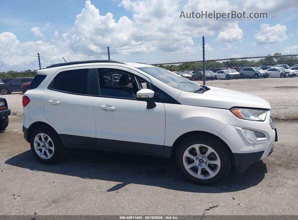 MAJ3S2GE6KC283497 2019 FORD ECOSPORT White უკანა სალონის ხედი
