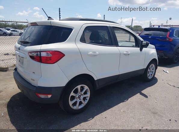 MAJ3S2GE6KC283497 2019 FORD ECOSPORT White უკანა მარჯვენა
