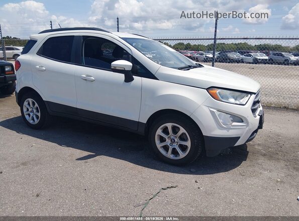 MAJ3S2GE6KC283497 2019 FORD ECOSPORT White წინა ხედი