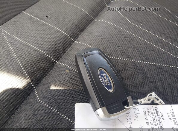 MAJ3S2GE6KC283497 2019 FORD ECOSPORT White წინა პანელის ხედი