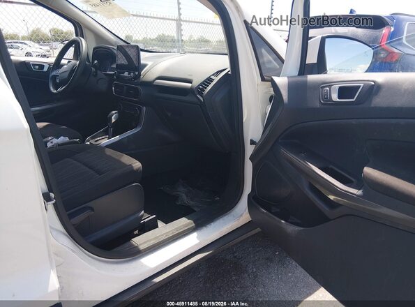 MAJ3S2GE6KC283497 2019 FORD ECOSPORT White წინა სალონის ხედი