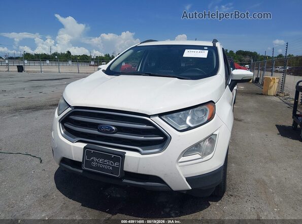MAJ3S2GE6KC283497 2019 FORD ECOSPORT White ხელსაწყოთა პანელის ხედი