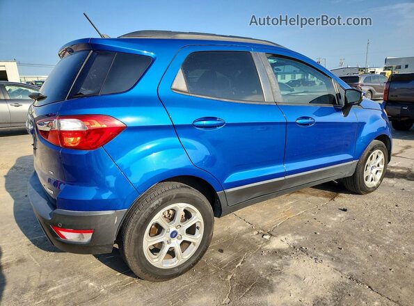 MAJ3S2GE6LC346857 2020 FORD ECOSPORT Blue Задня права чверть