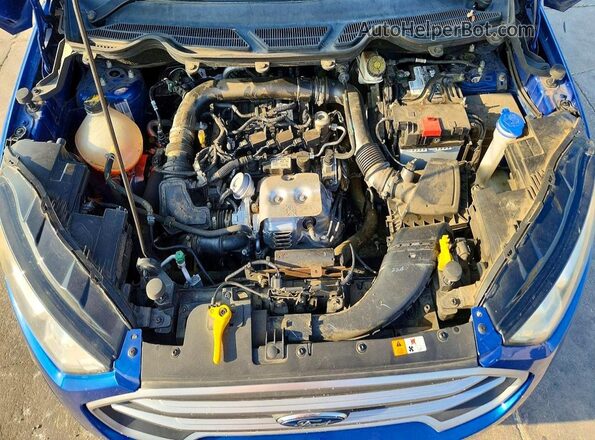 MAJ3S2GE6LC346857 2020 FORD ECOSPORT Blue Вид підкапотного простору