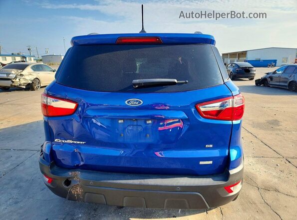 MAJ3S2GE6LC346857 2020 FORD ECOSPORT Blue Вид ззаду