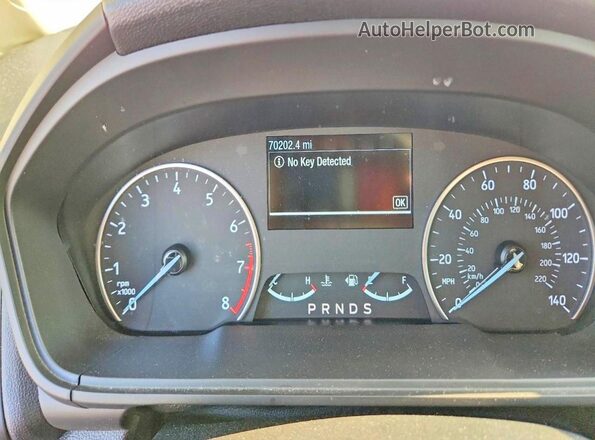 MAJ3S2GE6LC346857 2020 FORD ECOSPORT Blue Вид щитка приладів