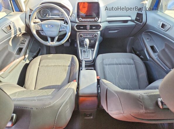 MAJ3S2GE6LC346857 2020 FORD ECOSPORT Blue Вид панелі приладів