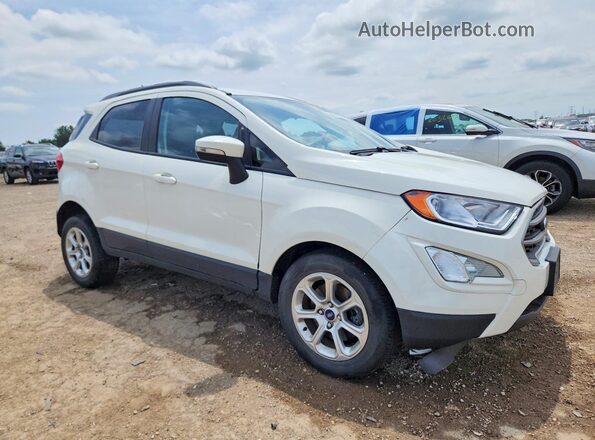 MAJ3S2GE6MC408579 2021 FORD ECOSPORT Белый Передняя правая четверть