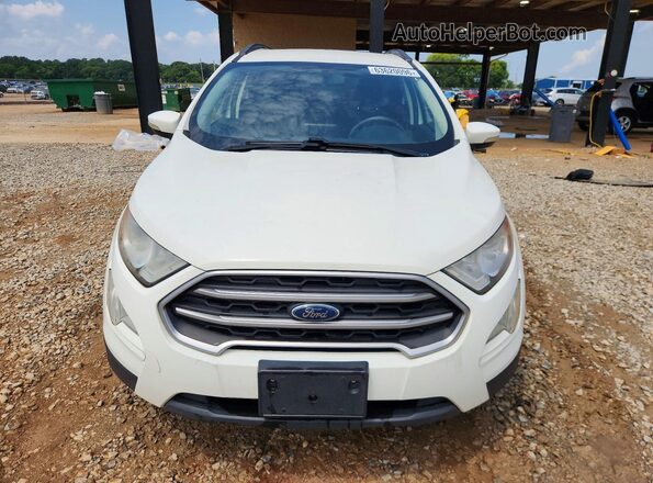 MAJ3S2GE7KC287283 2019 FORD ECOSPORT White Դիմացի տեսք