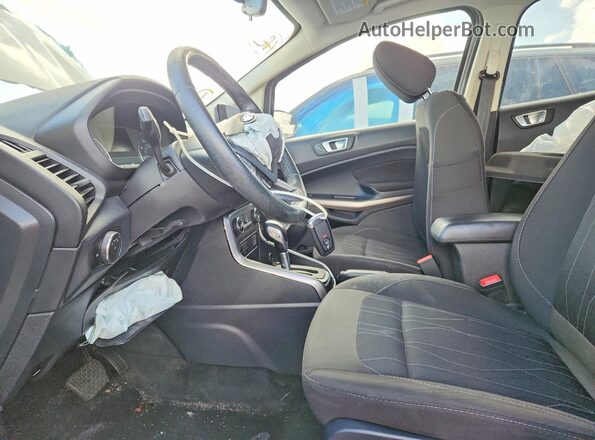 MAJ3S2GE7KC291589 2019 FORD ECOSPORT Silver წინა სალონის ხედი