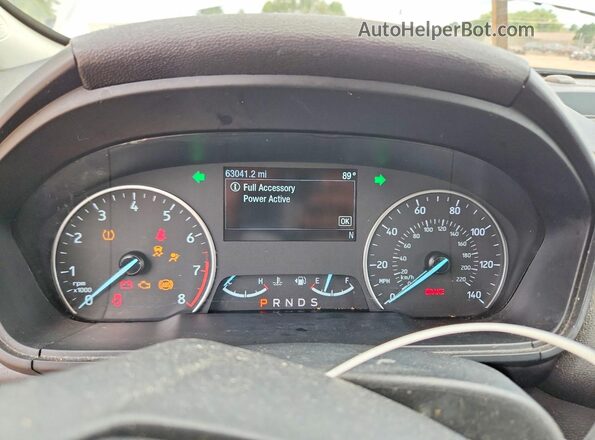MAJ3S2GE8LC366706 2020 FORD ECOSPORT Silver Vista del cuadro de instrumentos