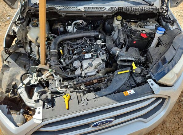 MAJ3S2GE8LC366706 2020 FORD ECOSPORT Silver Vista del compartimento del motor