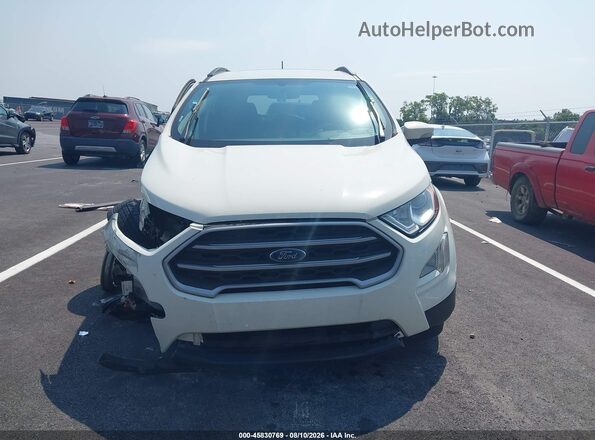 MAJ3S2GE8MC403075 2021 FORD ECOSPORT White Widok zestawu wskaźników