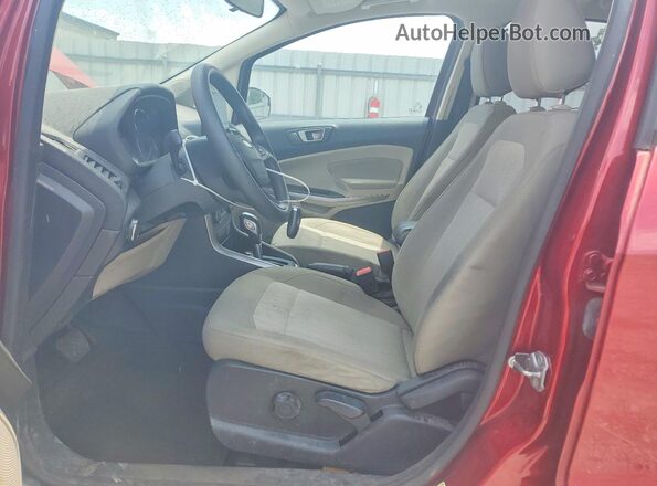 MAJ3S2GE8MC405554 2021 FORD ECOSPORT Красный Вид салона спереди