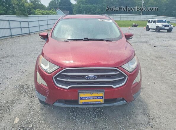 MAJ3S2GE8MC405554 2021 FORD ECOSPORT Красный Вид спереди