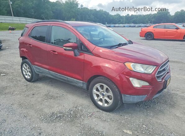 MAJ3S2GE8MC405554 2021 FORD ECOSPORT Красный Передняя правая четверть