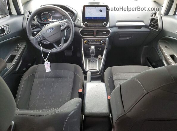 MAJ3S2GE8MC444192 2021 FORD ECOSPORT White Dashboard view