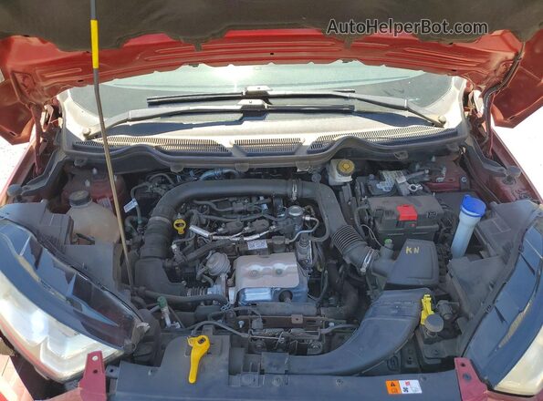 MAJ3S2GE9KC264605 2019 FORD ECOSPORT Red Widok komory silnika