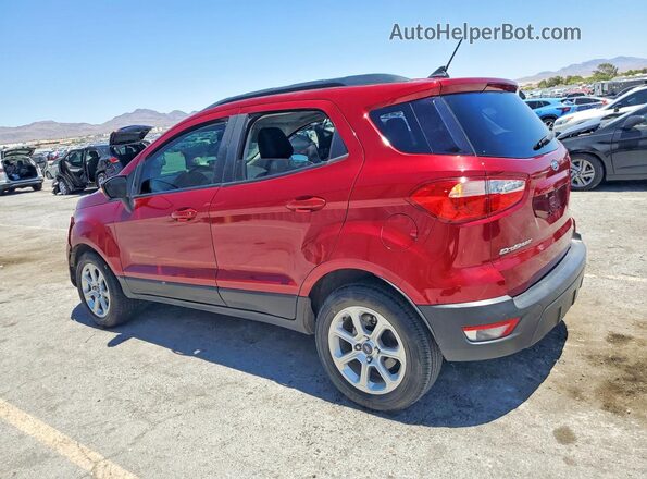 MAJ3S2GE9KC264605 2019 FORD ECOSPORT Red Tył lewy