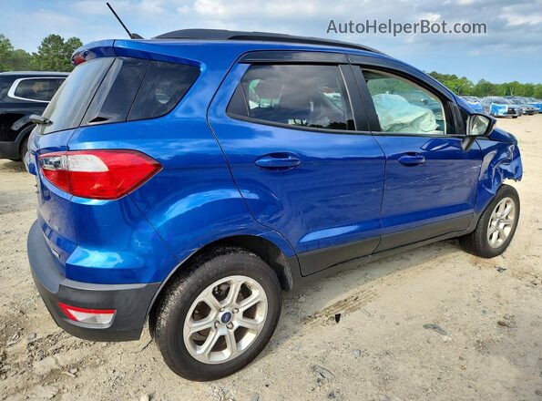 MAJ3S2GE9KC269559 2019 FORD ECOSPORT Blue Trasero derecho