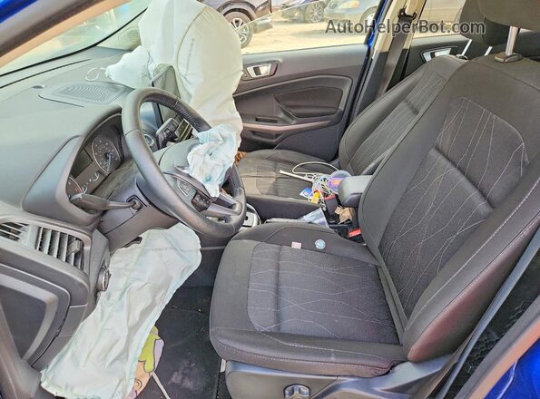 MAJ3S2GE9KC269559 2019 FORD ECOSPORT Blue Vista interior delantera