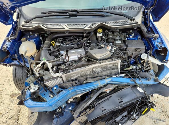 MAJ3S2GE9KC269559 2019 FORD ECOSPORT Blue Vista del compartimento del motor