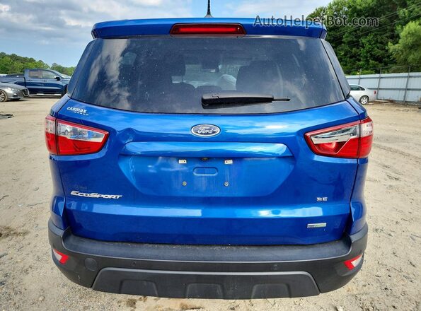 MAJ3S2GE9KC269559 2019 FORD ECOSPORT Blue Vista trasera