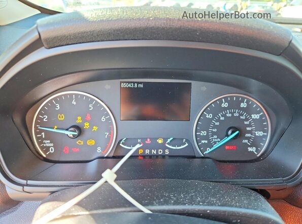 MAJ3S2GE9KC287222 2019 FORD ECOSPORT Silver Вид щитка приладів