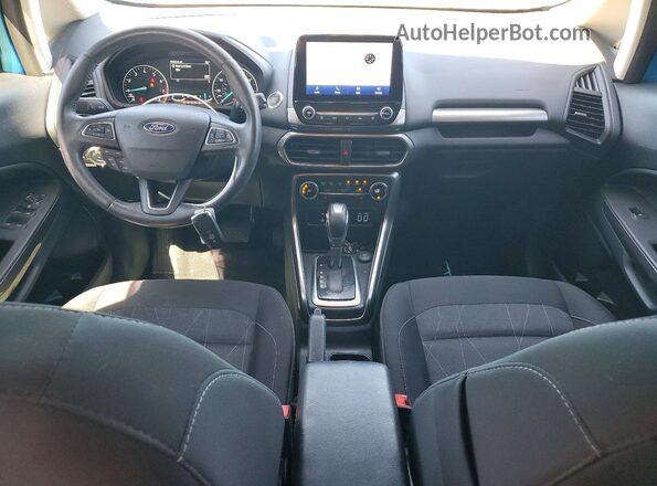 MAJ3S2GE9LC311410 2020 FORD ECOSPORT Blue Առջևի վահանակի տեսք