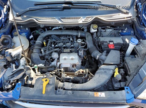 MAJ3S2GE9LC336811 2020 FORD ECOSPORT Blue ძრავის განყოფილების ხედი