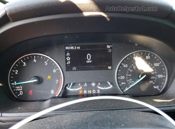 MAJ3S2GE9LC336811 2020 FORD ECOSPORT Blue ხელსაწყოთა პანელის ხედი