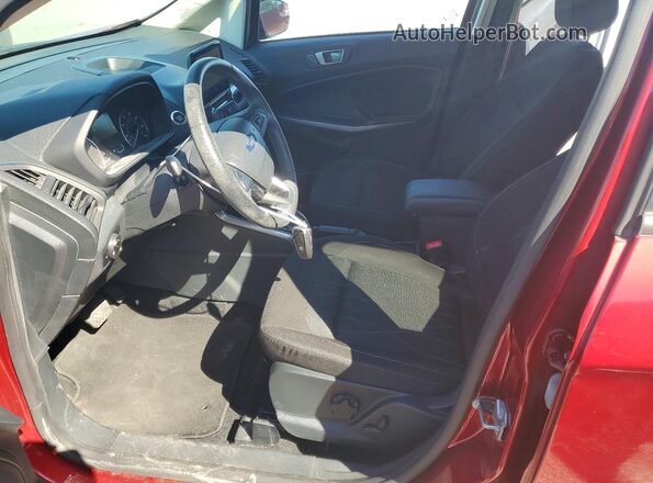 MAJ3S2GE9LC341586 2020 FORD ECOSPORT Red Front interior view