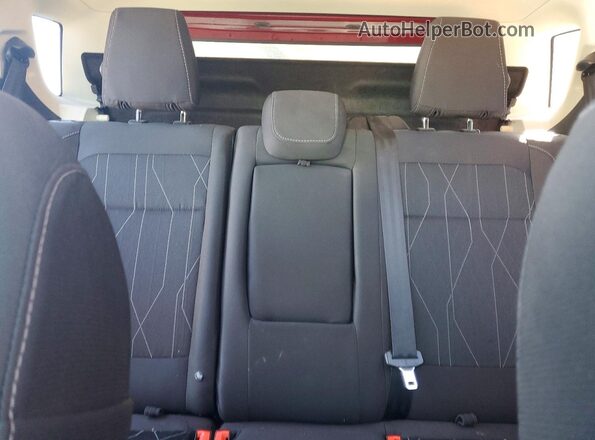 MAJ3S2GE9LC341586 2020 FORD ECOSPORT Red Rear seats view
