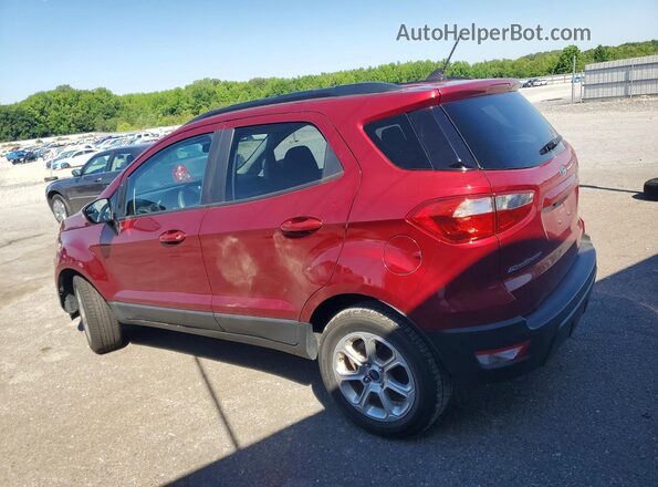 MAJ3S2GE9LC341586 2020 FORD ECOSPORT Red Rear left