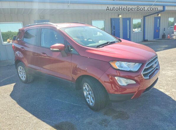 MAJ3S2GE9LC341586 2020 FORD ECOSPORT Red Front right