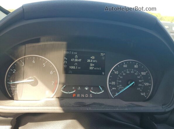 MAJ3S2GE9LC341586 2020 FORD ECOSPORT Red Instrument cluster view