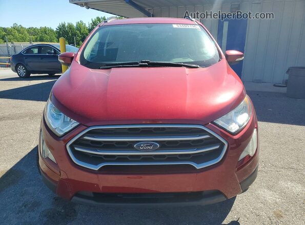 MAJ3S2GE9LC341586 2020 FORD ECOSPORT Red Front view