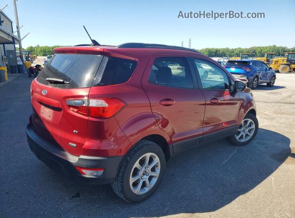 MAJ3S2GE9LC341586 2020 FORD ECOSPORT Red Rear right