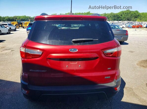 MAJ3S2GE9LC341586 2020 FORD ECOSPORT Red Rear view
