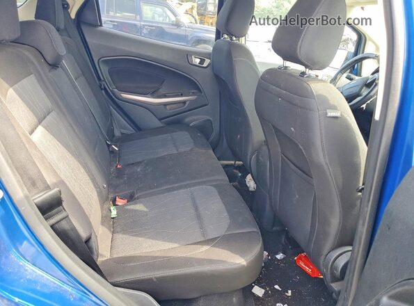 MAJ3S2GEXKC266315 2019 FORD ECOSPORT Blue Widok wnętrza z tyłu