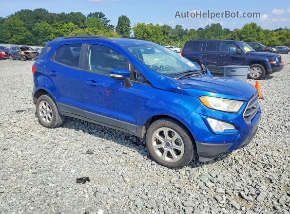 MAJ3S2GEXKC266315 2019 FORD ECOSPORT Blue Przód prawy